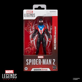 Marvel Legends Miles Morales Boricua Suit figure showing premium deco for collectors.