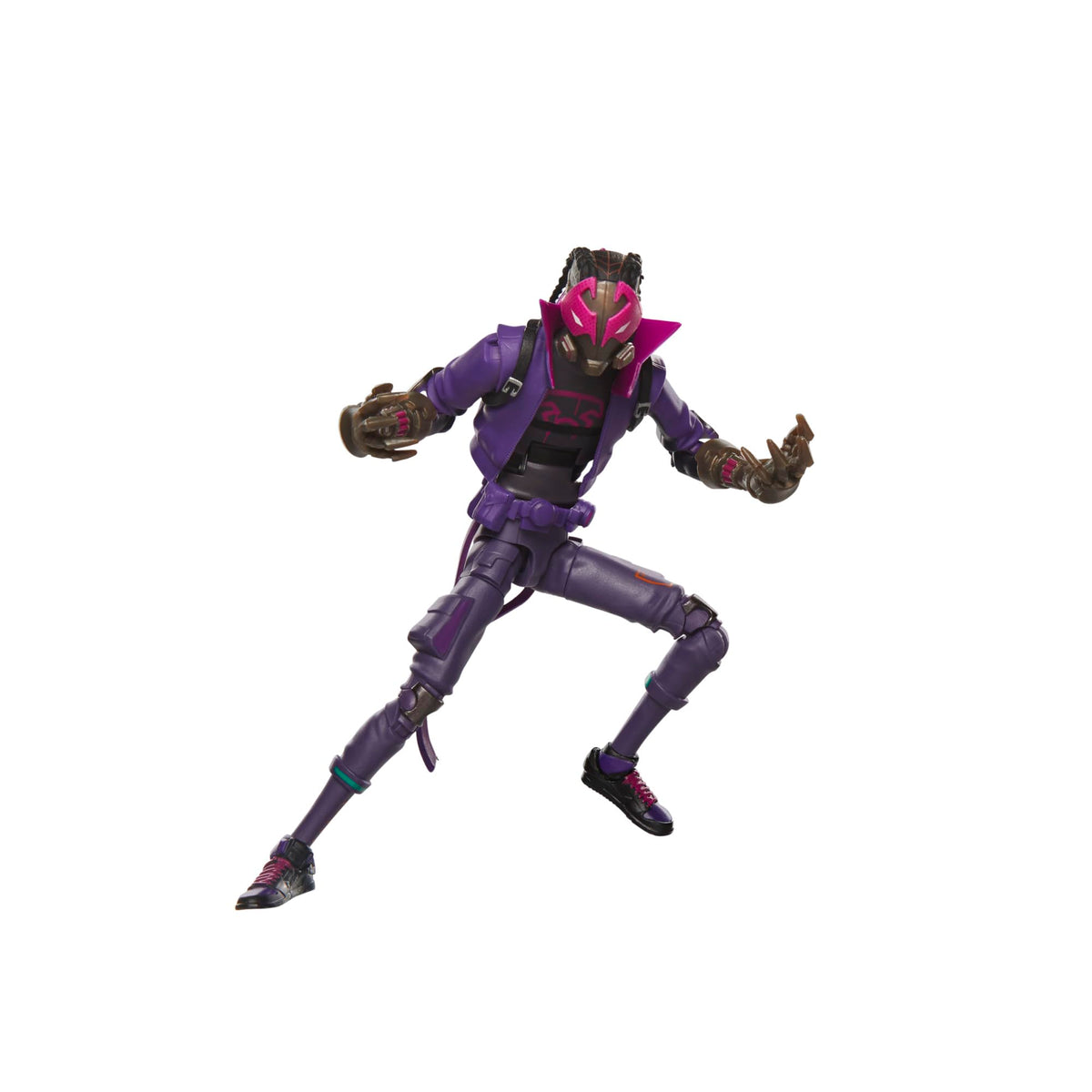 Marvel Legends Miles Morales Prowler blister packaging with movie-inspired design.