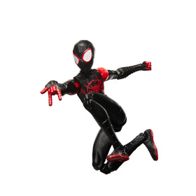 Collectible cardback for Marvel Legends Miles Morales packaging display.
