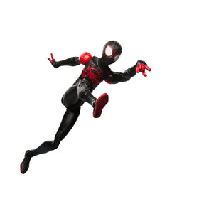 Packaging art from Marvel Legends Miles Morales figure for fan display.