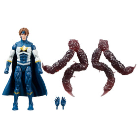 Marvel Legends New Warriors Justice front view for display and poseability.