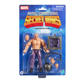 Marvel Legends Absorbing Man lenticular shield for dynamic shelf display