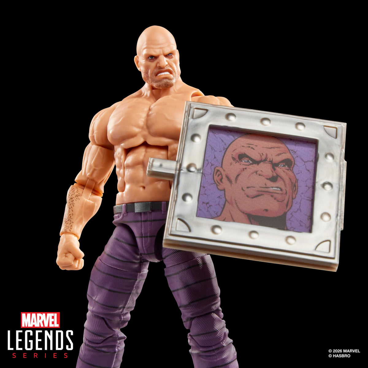 Absorbing Man wrecking ball with chain enhances action poses