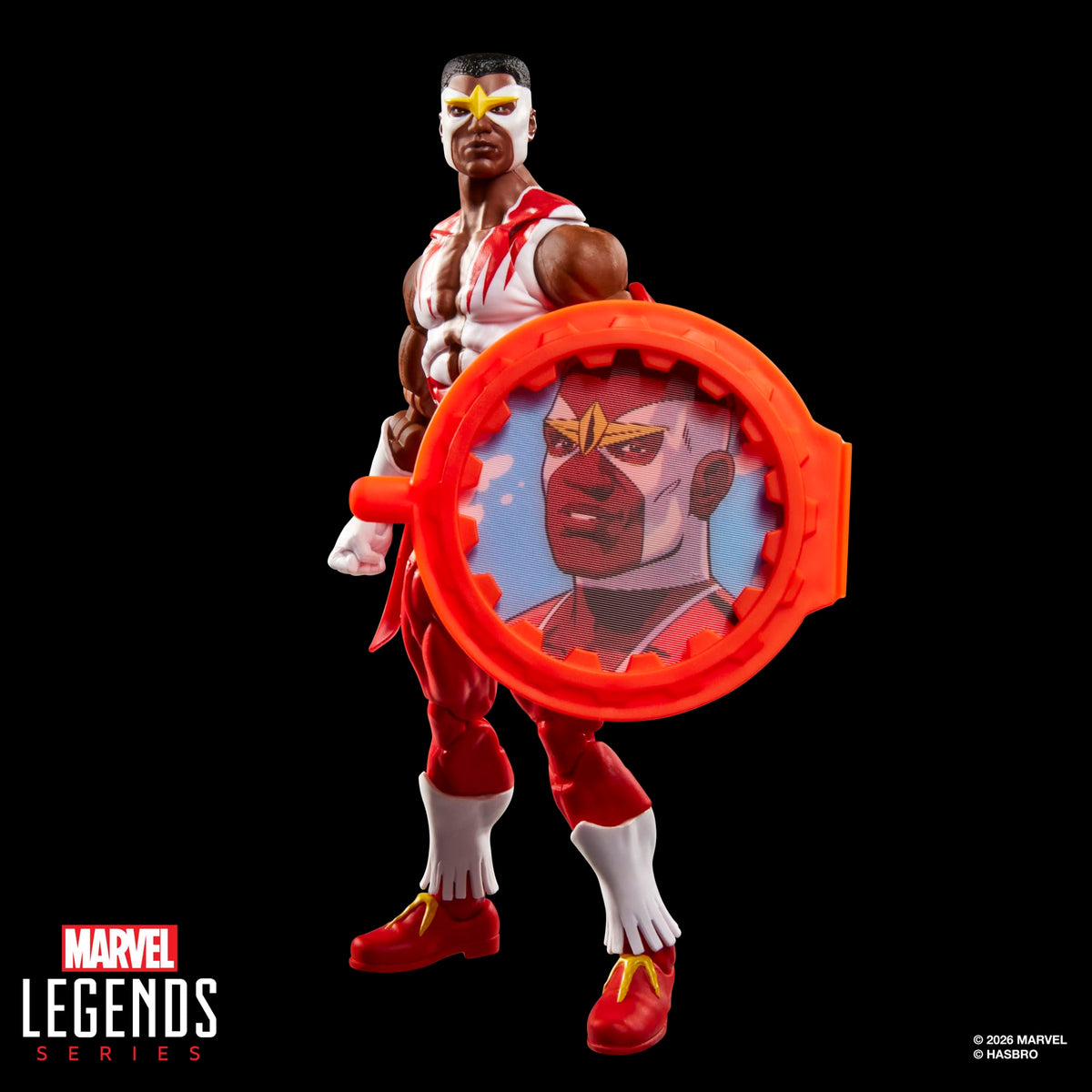 Marvel Legends Secret Wars Falcon on 6-inch scale fits standard shelves