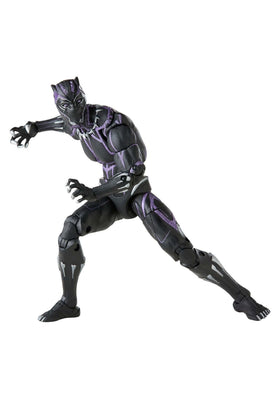 Marvel Legends Series Black Panther packaging designed for display shelf appeal.
