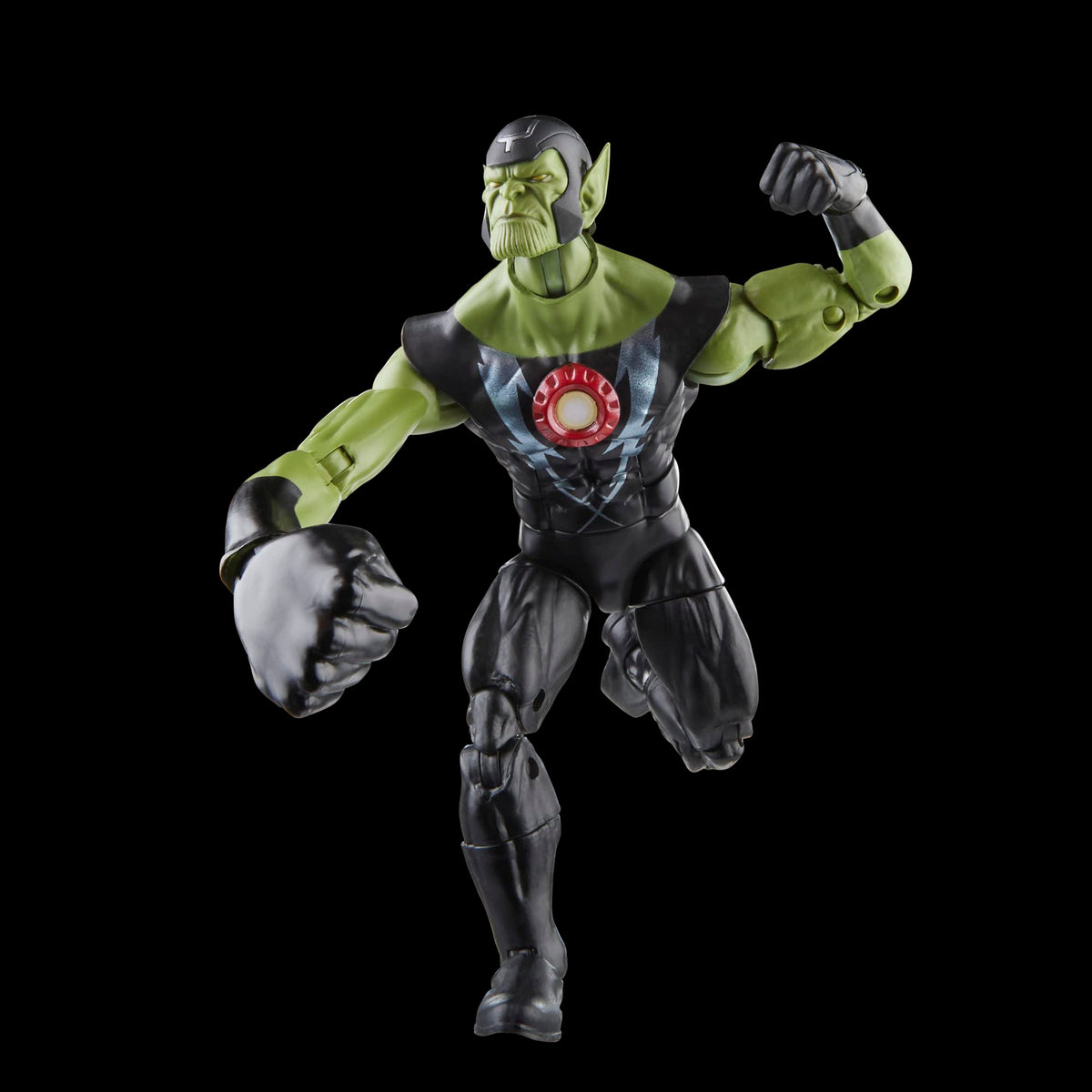 Marvel Legends Skrull Queen alternate head for Spider-Woman impersonation option.