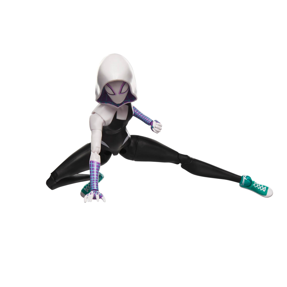 Spider-Gwen figure inspired by Across the Spider-Verse for display