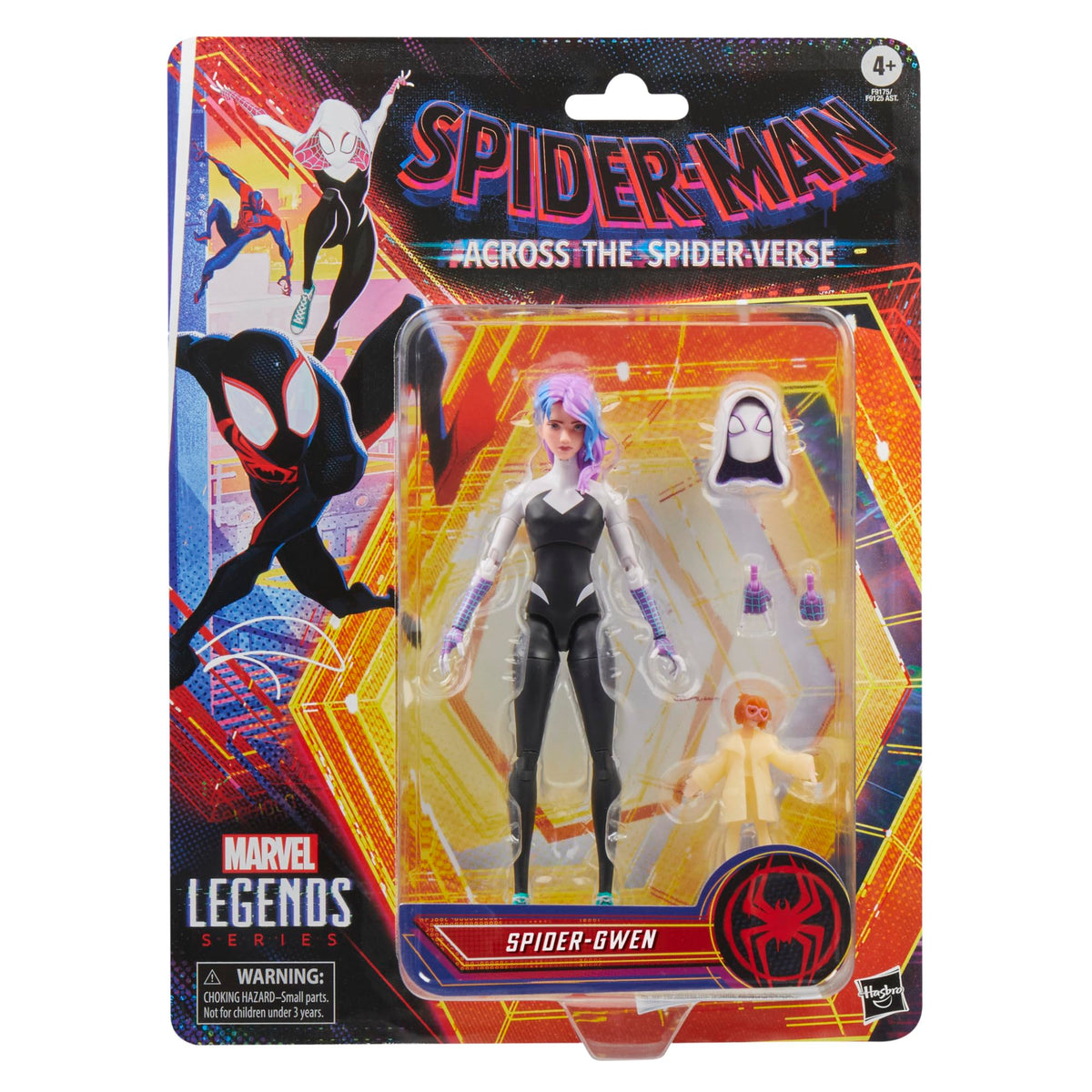 Marvel Legends Spider-Gwen with alternate masked head and hands for pose variety
