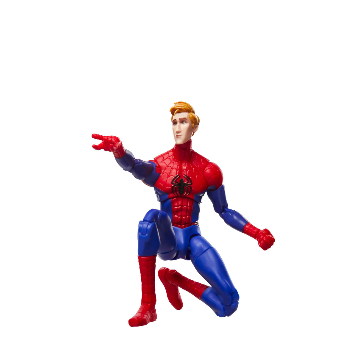 Marvel Legends Spider-Man figure with over 20 articulation points for lifelike posing.