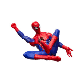 Collectible cardback mirrors movie styling for Marvel Legends Spider-Man.