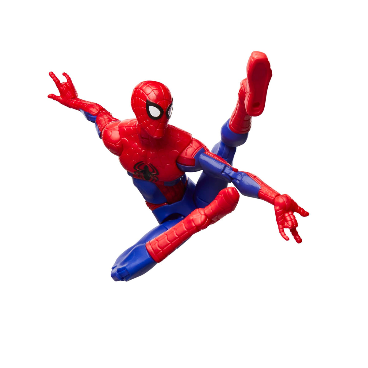 Marvel Legends Spider-Man Into the Spider-Verse packaging enhances display appeal.