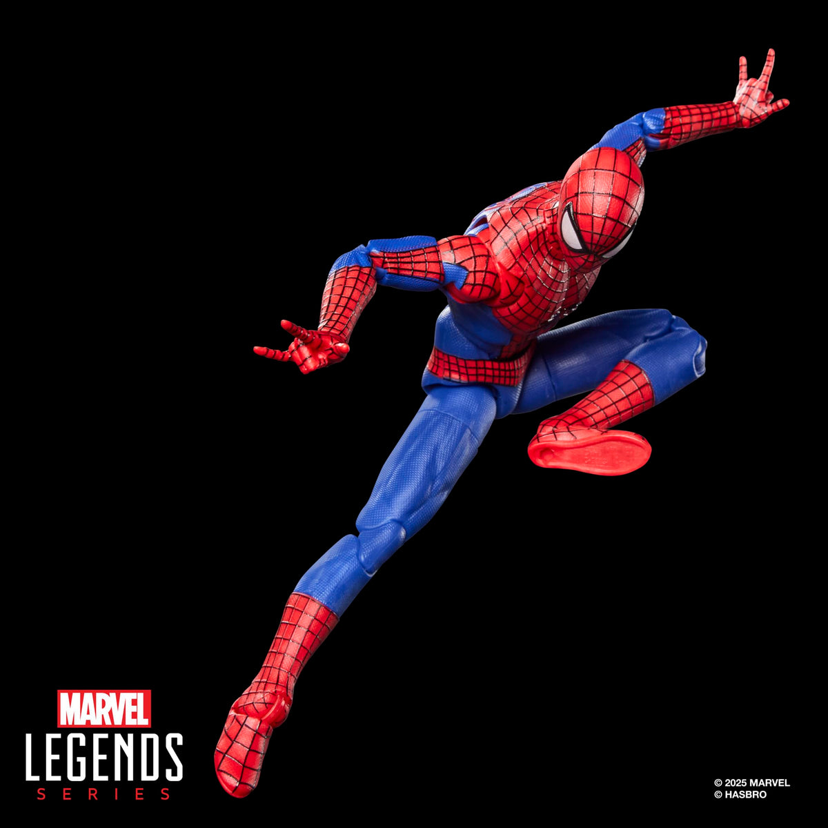 Window box packaging for Marvel Legends Spider-Man No Way Home figure