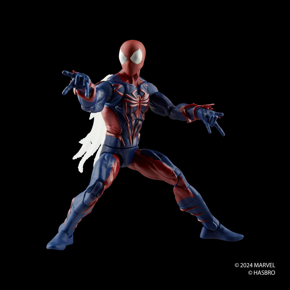 Marvel Legends Spider-Man Unlimited with four alternate hands enables dynamic pose options.