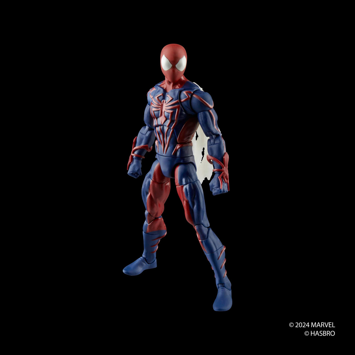 Marvel Legends Spider-Man Unlimited diorama-ready pose for creative scenes.