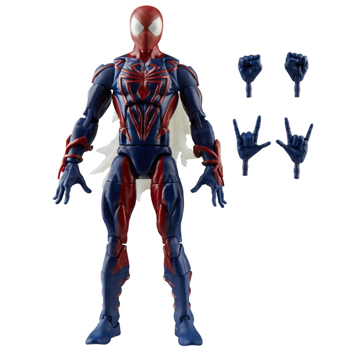 Marvel Legends Spider-Man Unlimited front view highlights comics-inspired design for display.