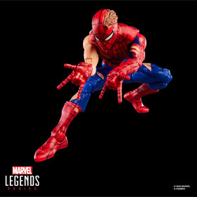 Marvel Legends Spider-Man web line accessory for dramatic action setups.