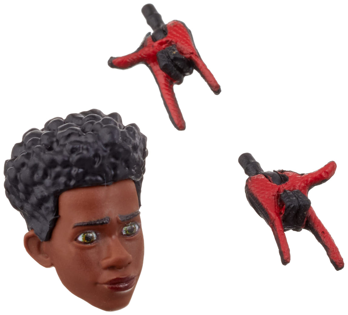 Marvel Legends Miles Morales swappable hands expand posing options.