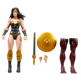 Marvel Legends Power Princess front pose highlights premium articulation for dynamic display.