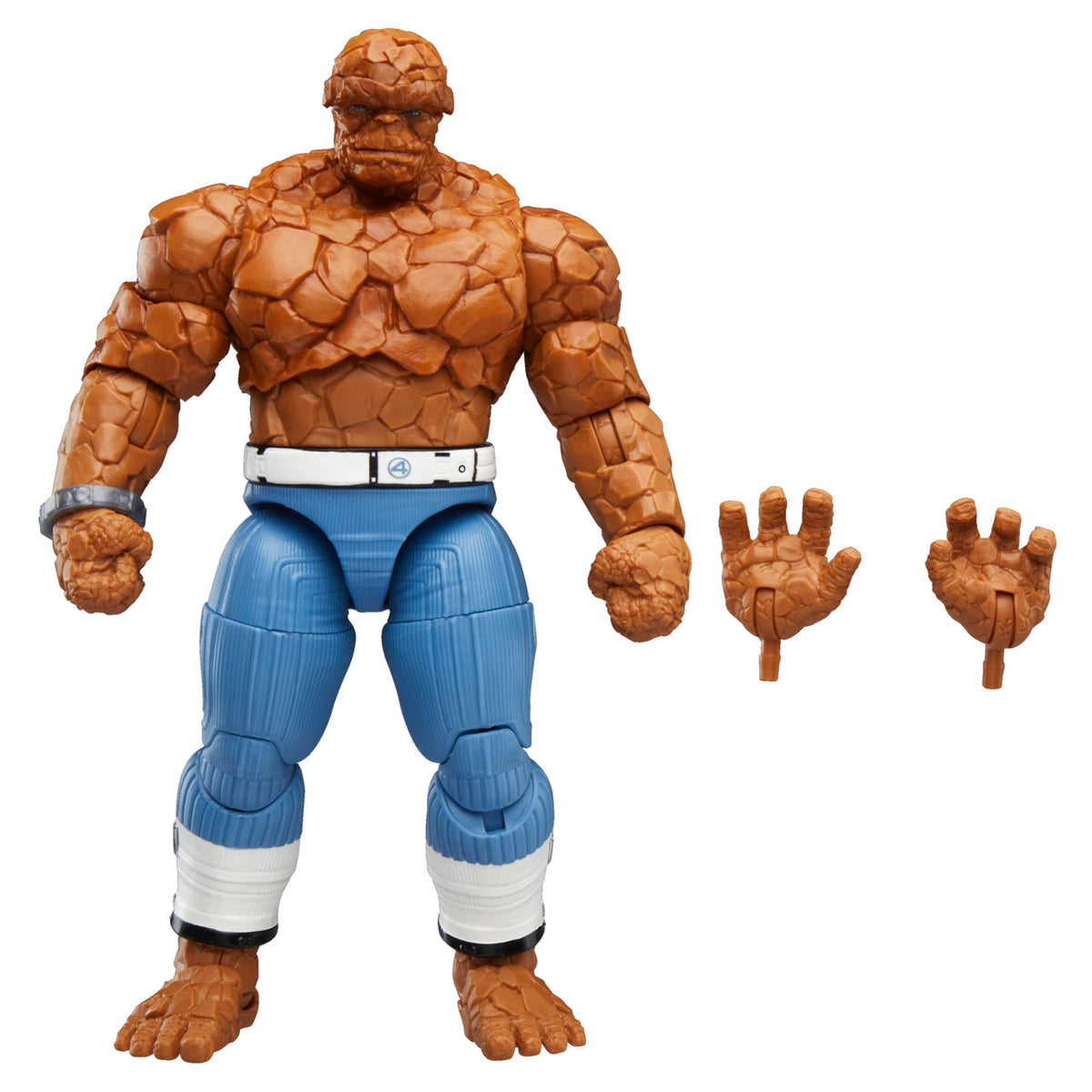 Marvel Legends The Thing First Steps figure front portrait for display and movie-inspired design