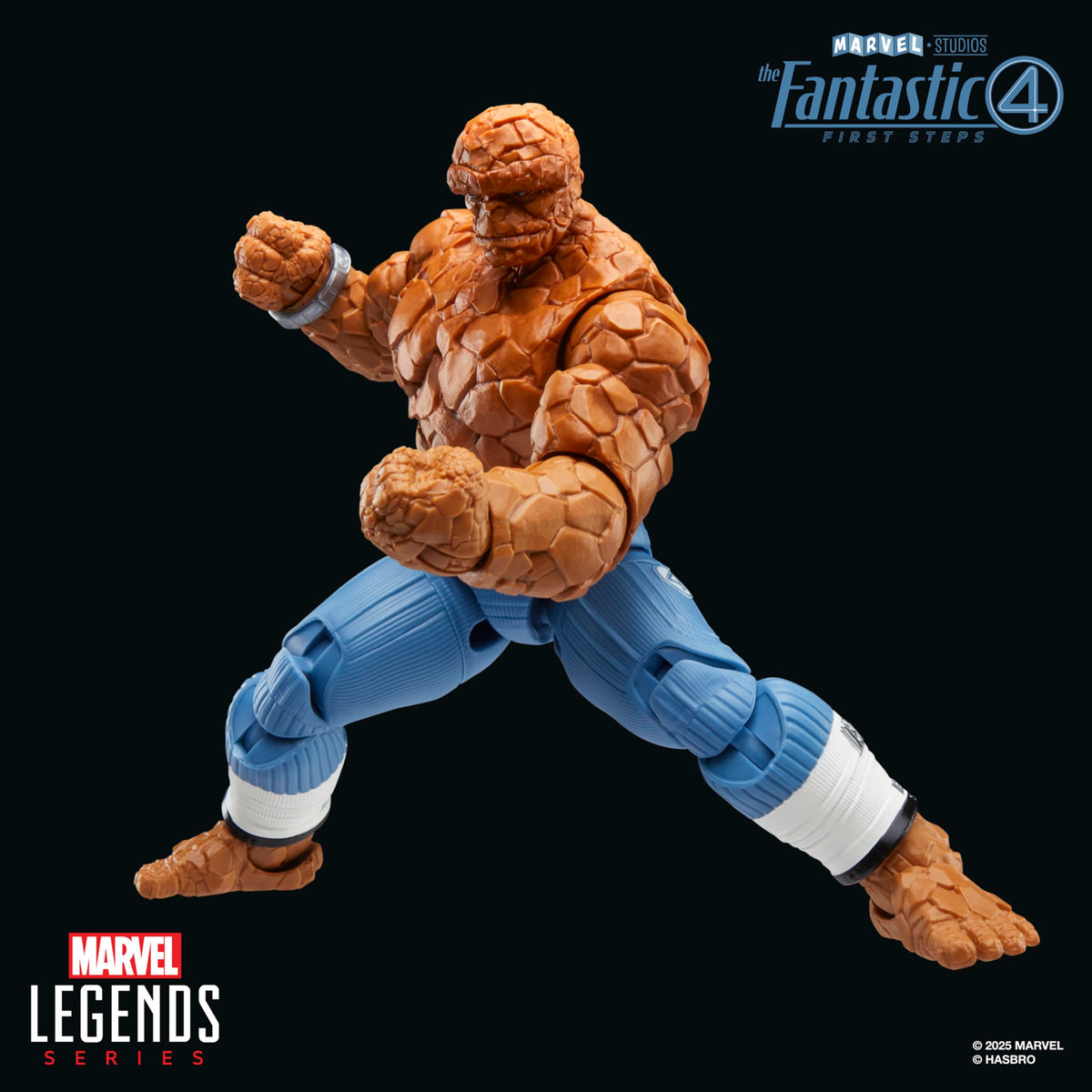 Marvel Legends The Thing First Steps figure window box packaging ideal for gifting