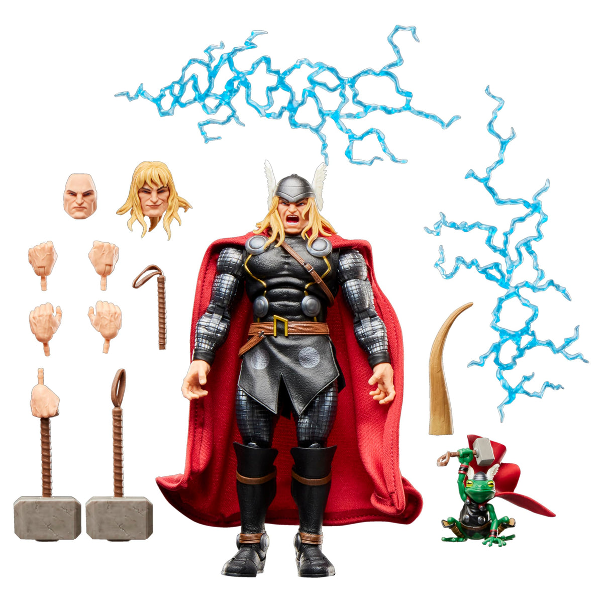 Marvel Legends Thor deluxe figure offers dynamic posing for shelf display