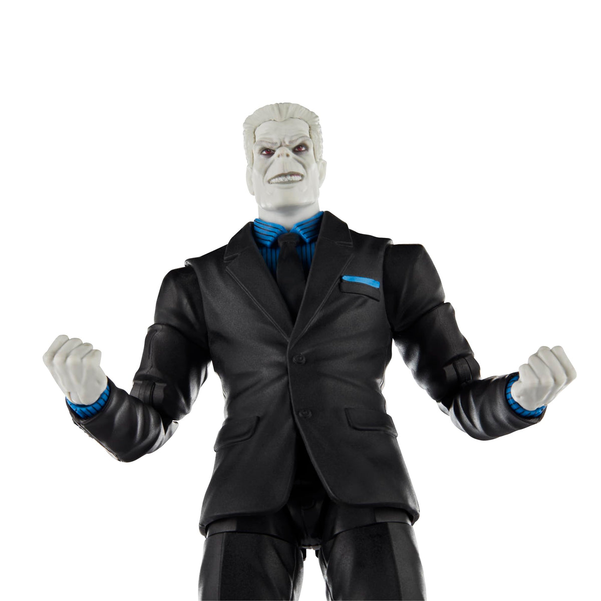Marvel Legends Tombstone alternate hands enable versatile poses.