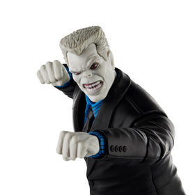 Marvel Legends Tombstone alternate head close-up highlights detail.