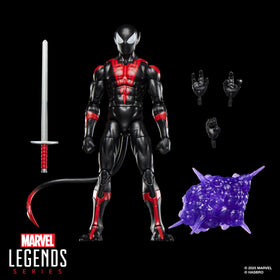 Nightcrawler figure showing articulation for dynamic action poses with Marvel Legends branding.