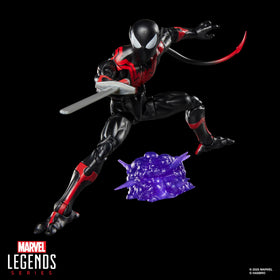 Retro cardback packaging enhances a nostalgic Marvel Legends display.