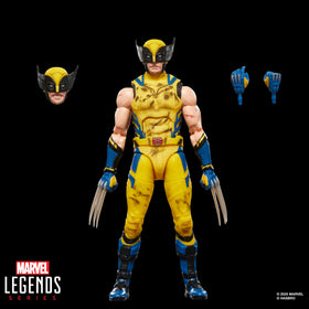 Marvel Legends Wolverine with alternate head and hands offers versatile display options.