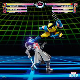 Marvel Legends Wolverine claws pose-ready for action scenes.