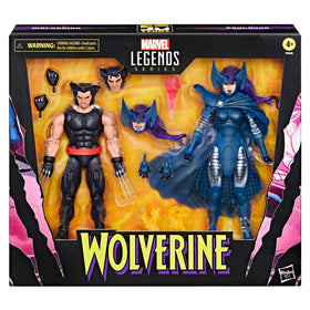 Marvel Legends Wolverine and Psylocke articulation enables dynamic posing
