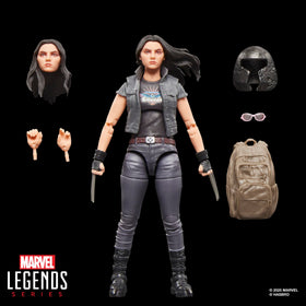Marvel Legends X-23 dynamic pose showcasing articulation and posing options