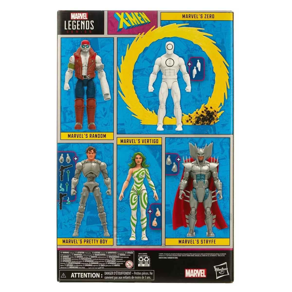 Marvel Legends X-Men Vertigo figure with dynamic pose options
