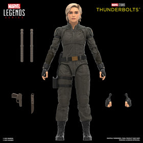 Marvel Legends Yelena Belova and Red Guardian articulation for display poses