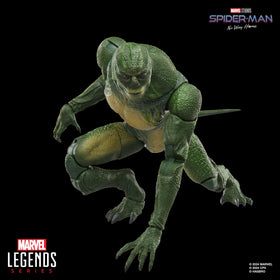 Marvel Lizard 6-inch figure head articulation close-up for expressive poses