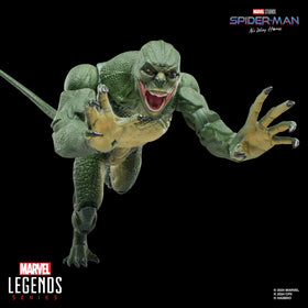 Marvel Lizard 6-inch figure poseable legs close-up for dynamic poses