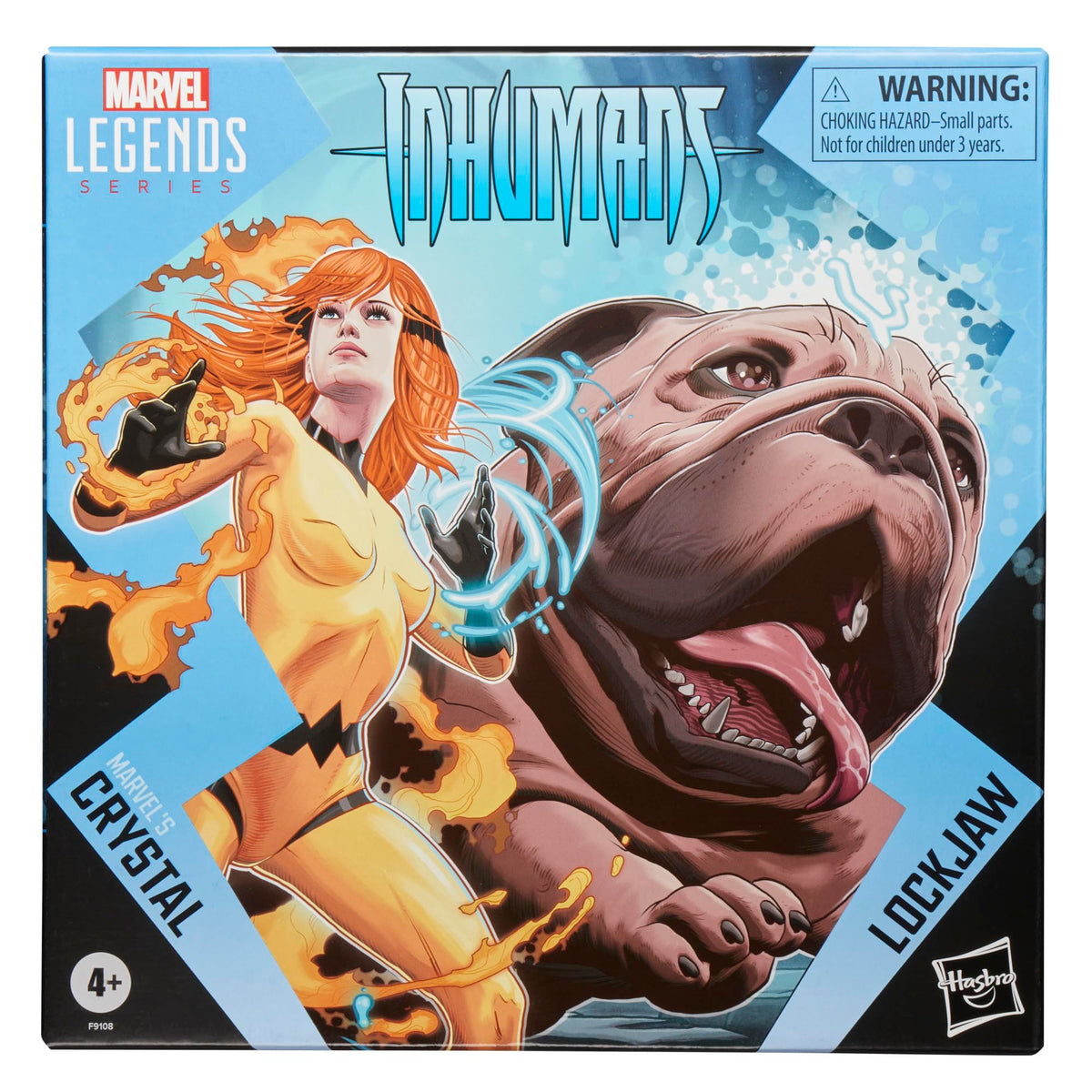Lockjaw figure with seven-piece customization for versatile poses.