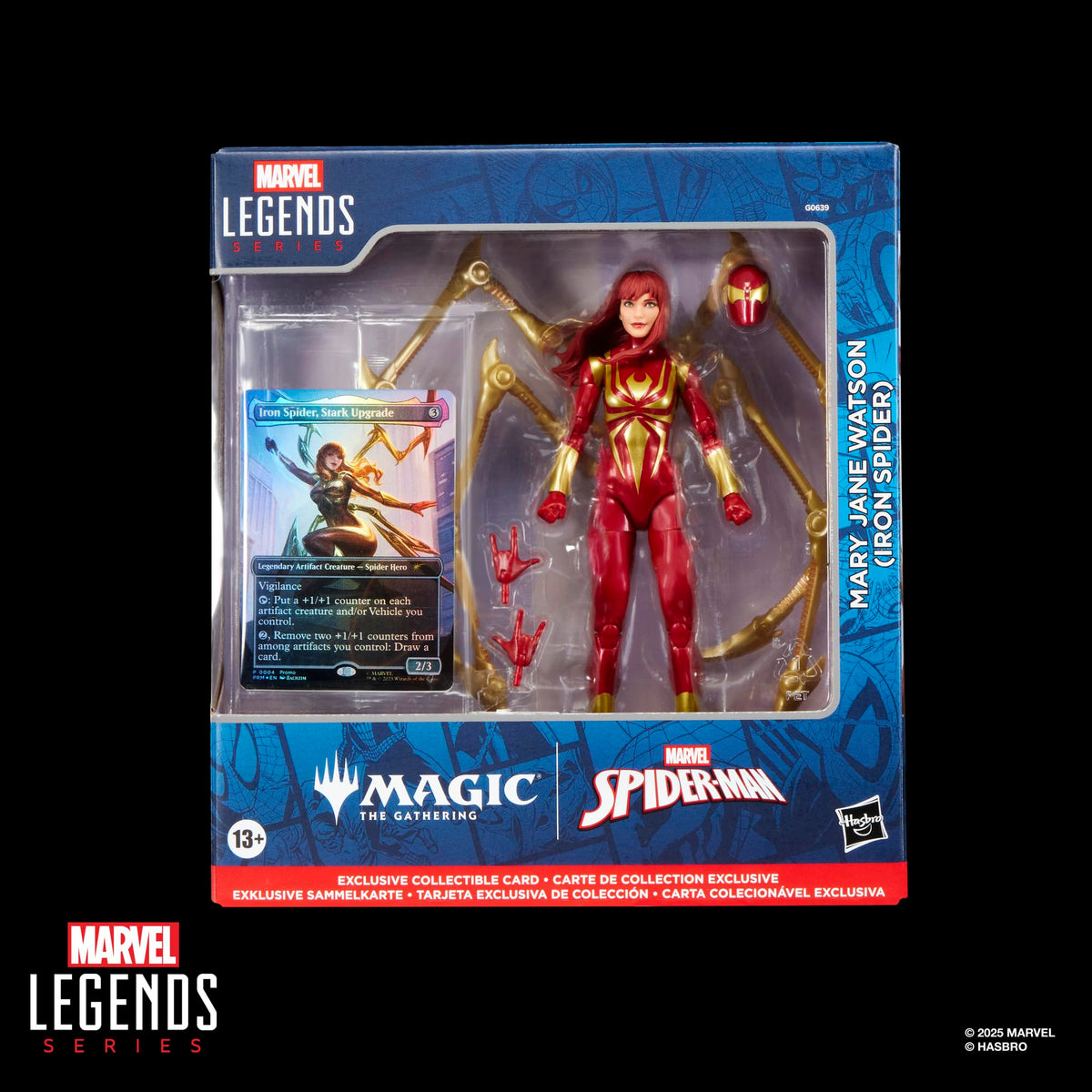 Alternate masked head accessory for Mary Jane Watson figure.