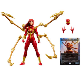 Marvel Mary Jane Watson (Iron Spider) figure with poseable joints for dynamic display.