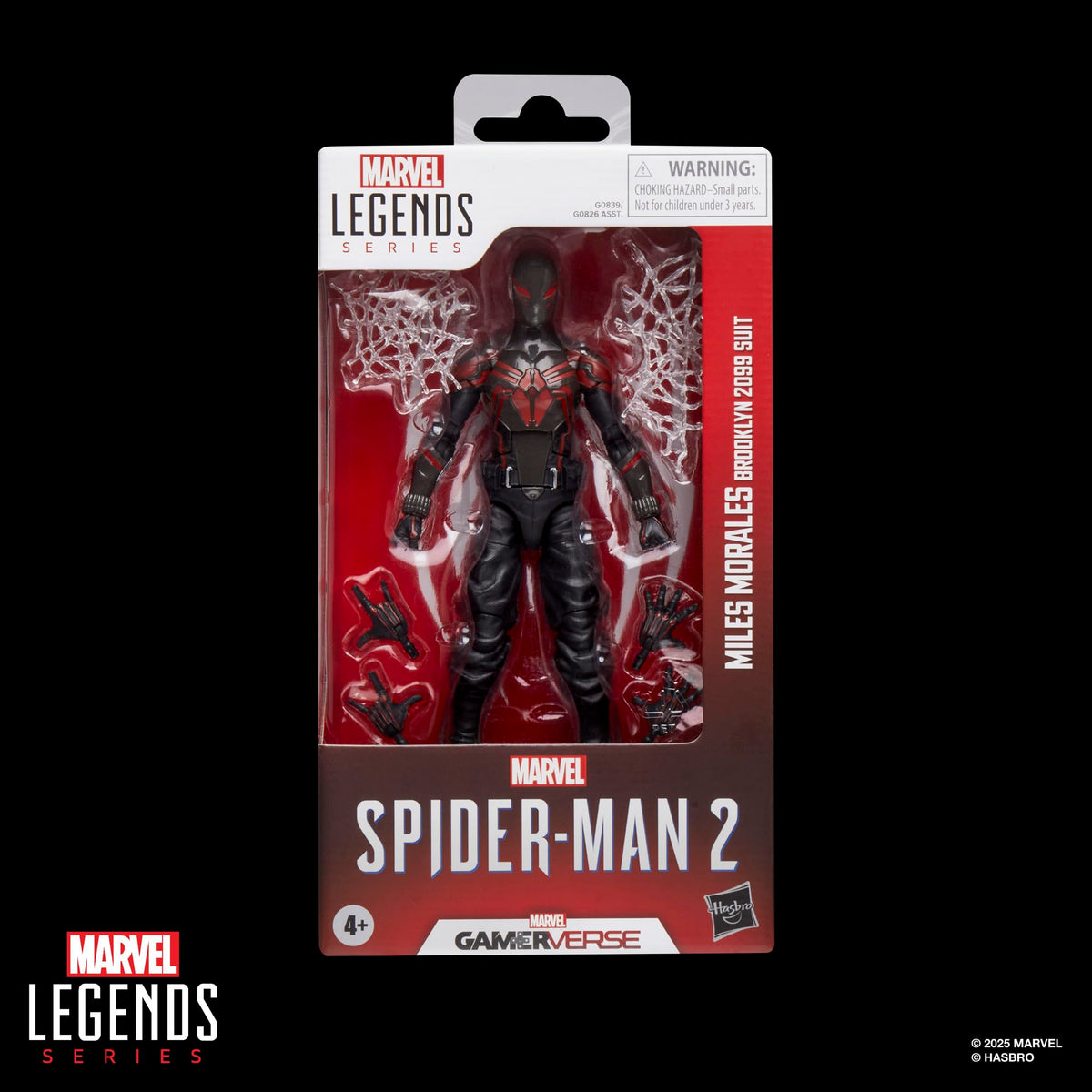 Marvel Miles Morales Brooklyn 2099 figure, full articulation for dynamic poses.