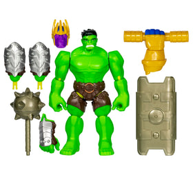 Marvel MixMashers Hulk Deluxe figure with interchangeable parts for endless custom poses and mashups.