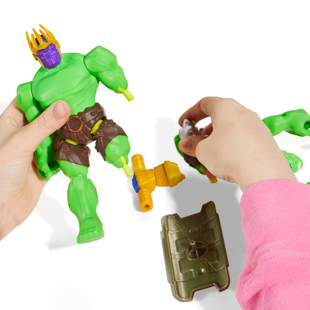Marvel MixMashers poseable figure showcases durable universal connectors for repeated mixing.
