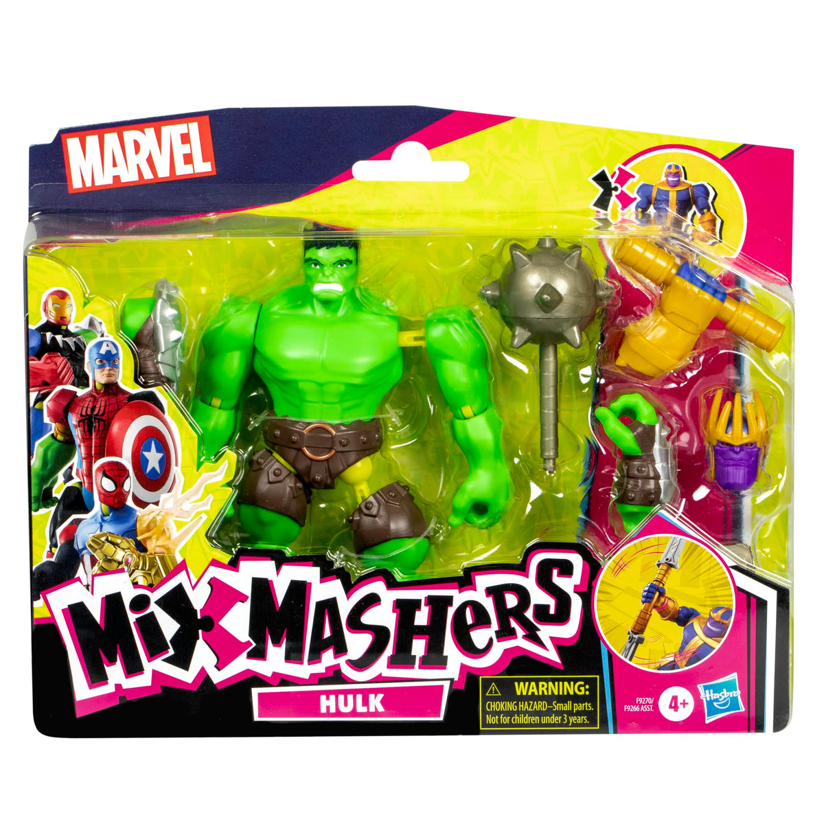 Marvel MixMashers includes Thanos parts to spark imaginative galaxy-scale mashups.