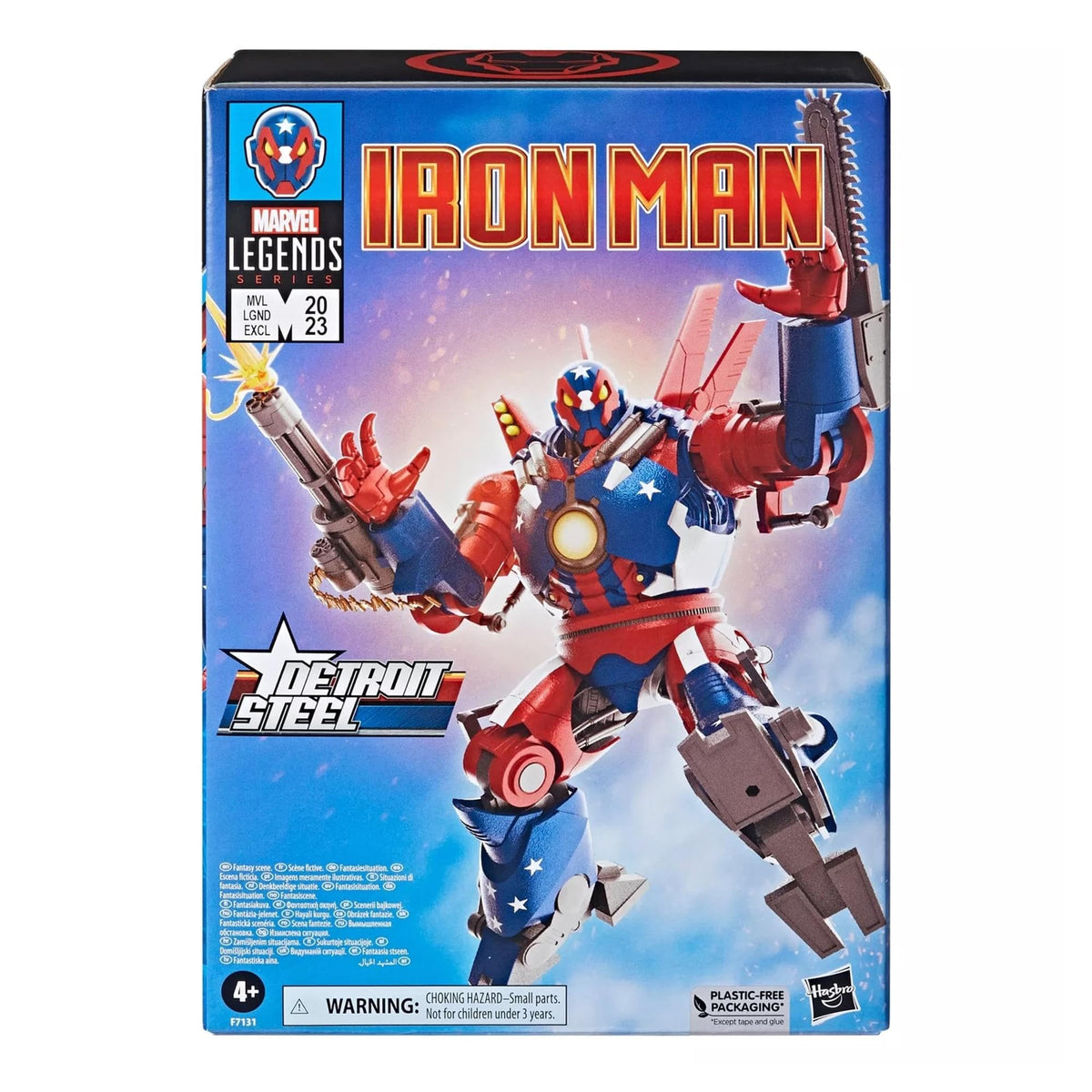 Marvel MVL Detroit Steel includes five accessories for posing and display