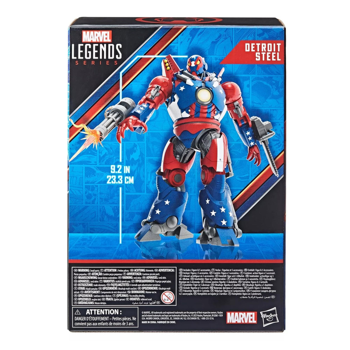 Marvel MVL Detroit Steel integrates with Marvel Legends for multiverse display