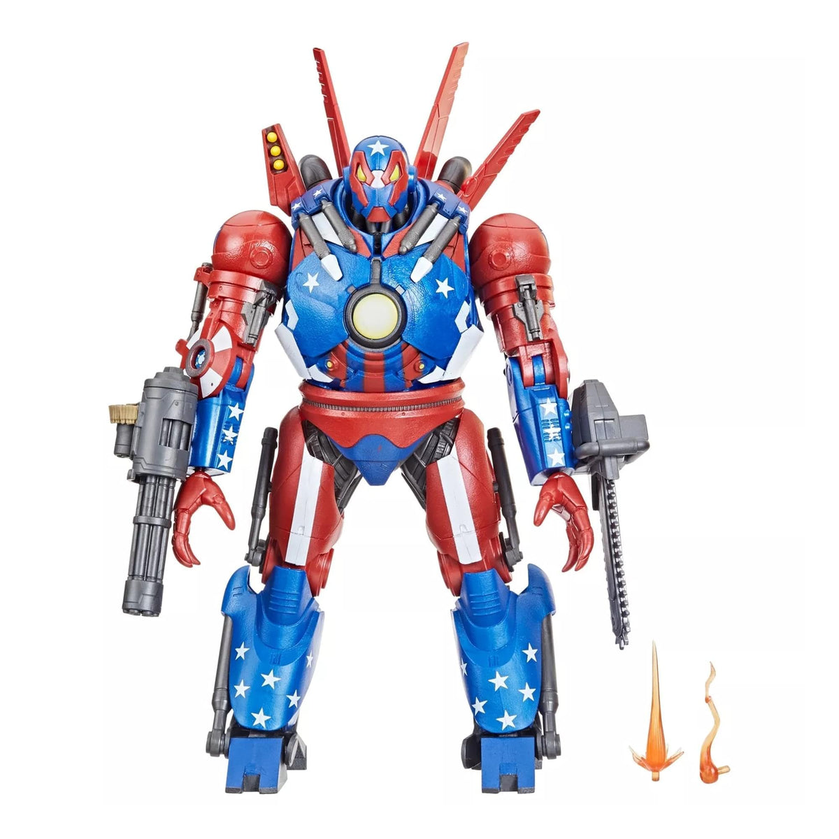 Marvel MVL Detroit Steel front view highlights articulation for dynamic poses