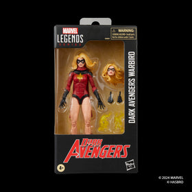 Marvel MVL Legends Yellow 2 back view reveals sculpted details.