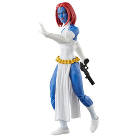 Marvel's Mystique accessories include alternate hands and weapons for display variety.