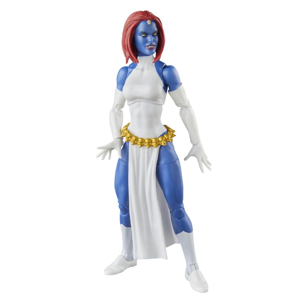 Marvel's Mystique close-up paint and sculpt details highlight premium quality.